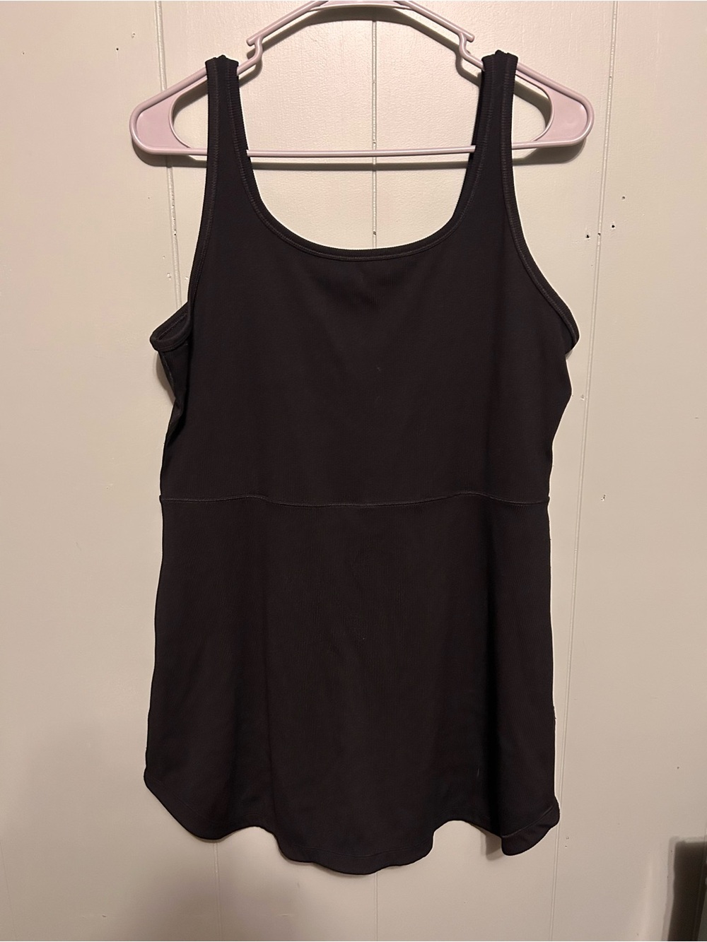 Black Tank Top Women's Scoop Neck Performance Skort Dress